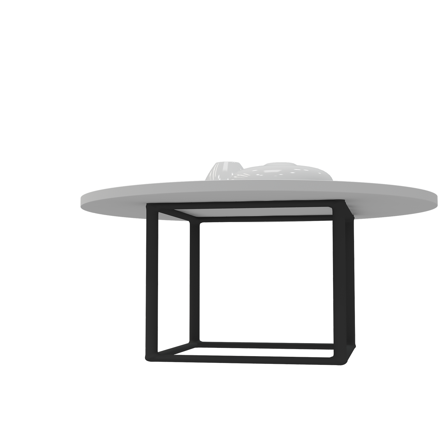 SRK Furniture Modern Round Coffee Table end Table