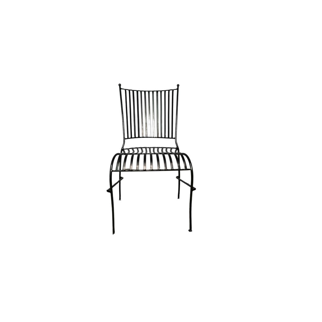 Black Metal Restaurant Chair