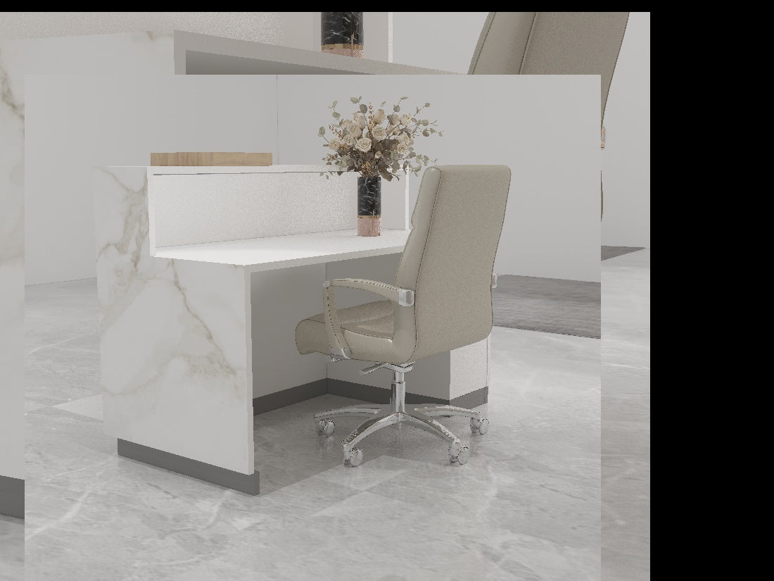 Elegant Reception Table β Stylish & Functional Front Desk for Office & Business