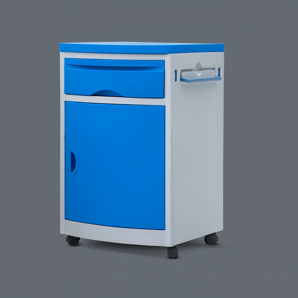 ABS Hospital Bedside Locker | Medical Bedside Cabinet | SRK Modular Furniture