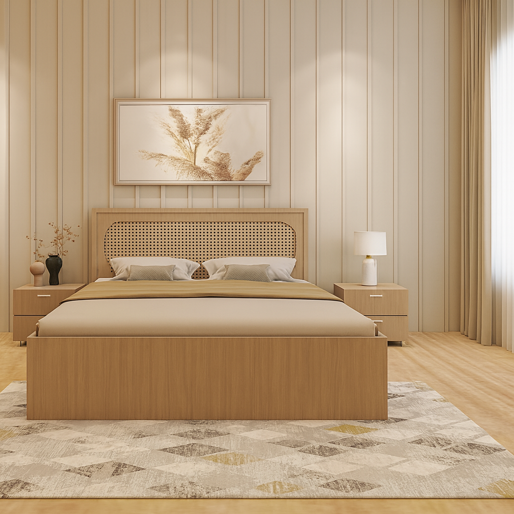 Prestona Luxe Bed with Side Table