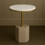 Lunara Marble Accent Table Collection