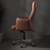Luxury Quilted Leather Executive Office Chair – SRK Modular Furniture Co.