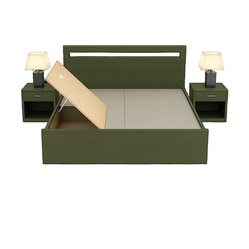 Prestona Luxe Bed with Side Table Collection