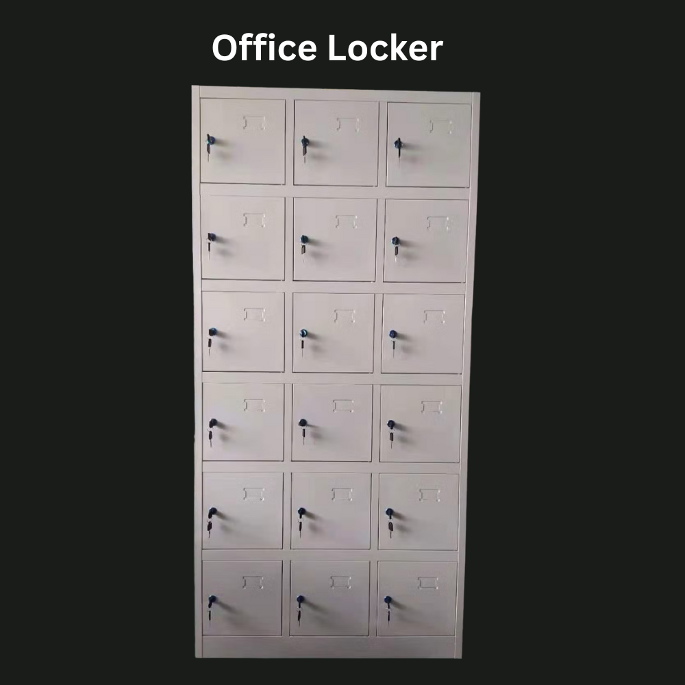 Industrial 15-Door Locker Cabinet | Heavy-Duty Steel Storage | SRK Modular Furniture
