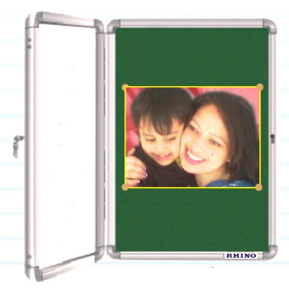 Pin Board with Glass door & Lock