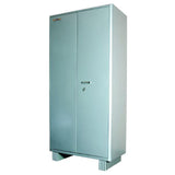 SRK Office Premium Metal Steel Storage Cupboard 2 Door Almirah Powder Coated 6 feet full height Storage Wardrobe
