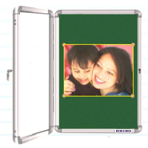 Pin Board with Glass door & Lock