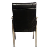 Metal Frame Chair In Leather Office Chair