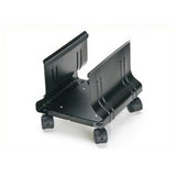 Metal CPU Trolley (Black) /CPU Trolley Metal/CPU Trolley with Wheels/Computer Floor Stand Trolley with Castor Wheels Multiple use