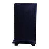 Double Colour Solid Wooden Console Table  with Secured Metal Legs Desk for Living Room Weatherwood Finish