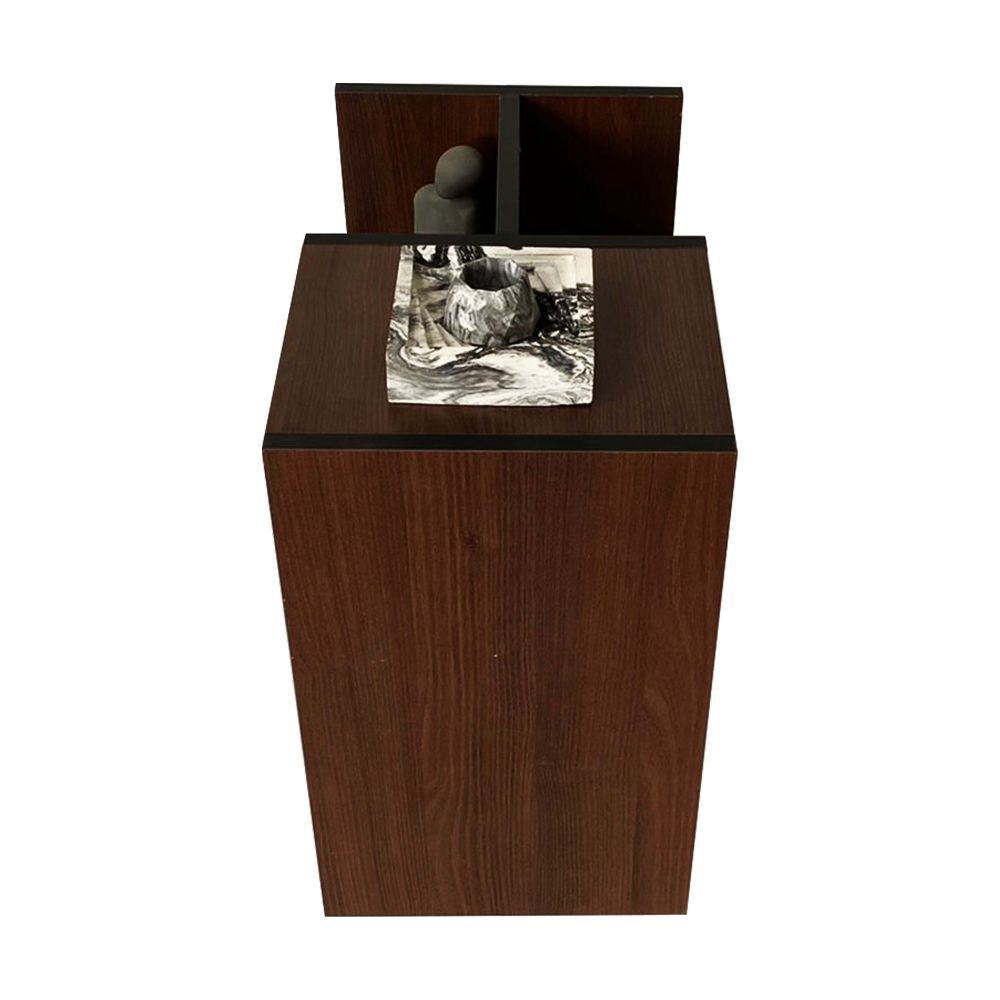 Wooden Open Shelves for Bedroom Engineered Wood Side Table Finish Color Laminated