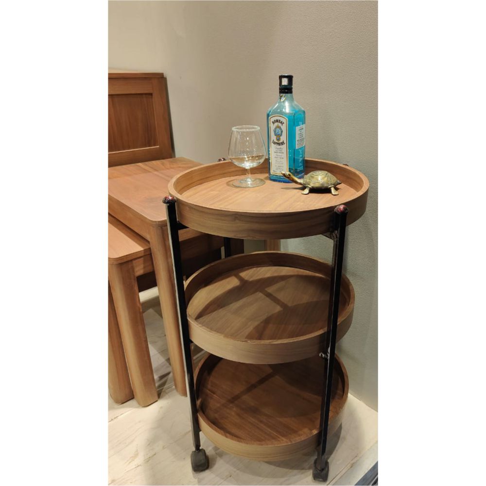 Wooden Bar Cart To Home