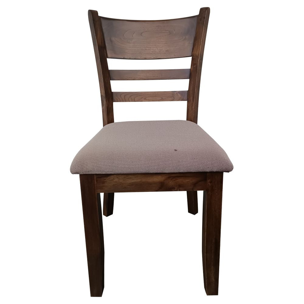 Wooden Chair Natural Walnut Finish In Acacia Wood