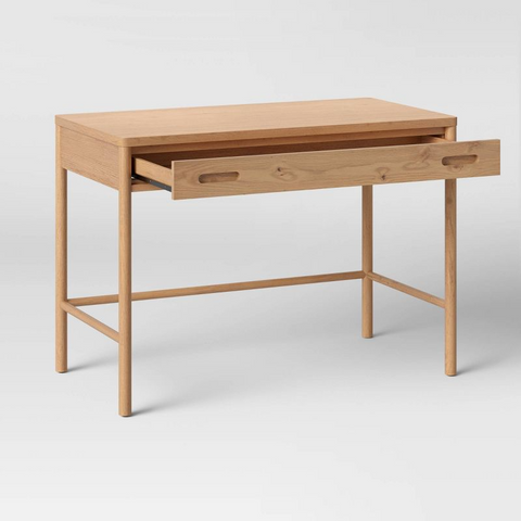 Minimalist Wooden Desk – Practical & Stylish Workstation