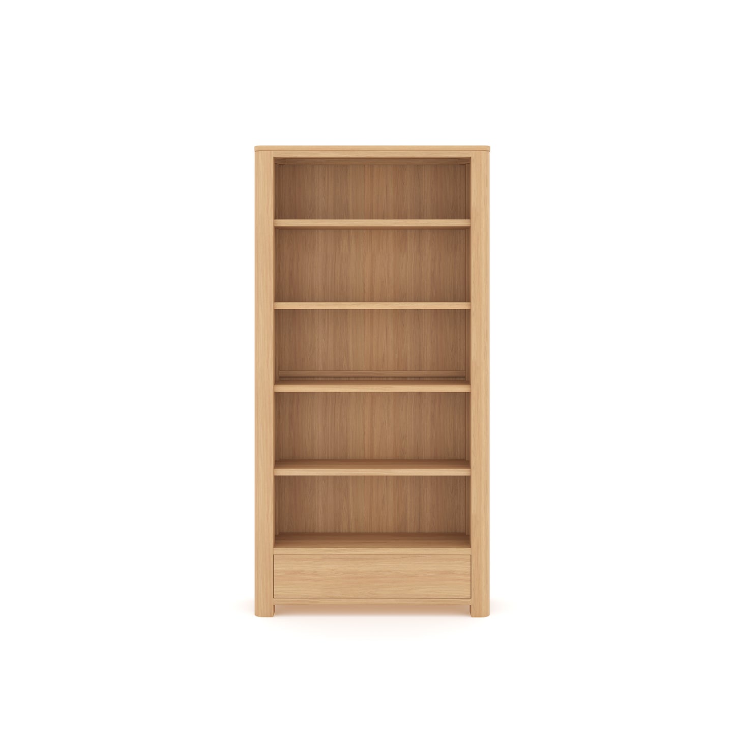 Wooden Bookacse / Display Cabinet / Storage Rack in Oak wood Finish
