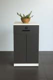 Compact Office Storage Cabinet with Drawer & Shutter – SRK Modular Furniture Co.