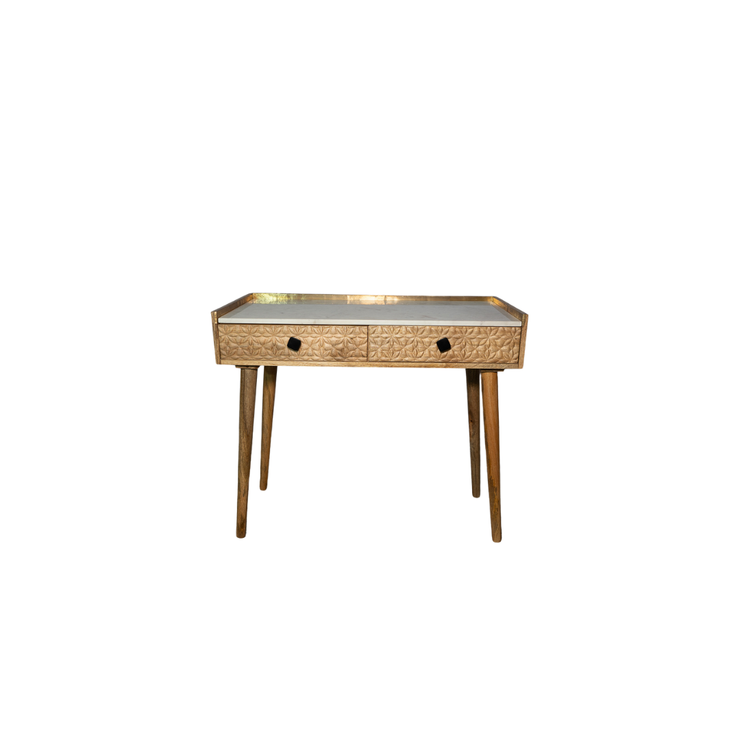 Mongo wood console table