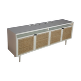 Classic caning cabinet for living room