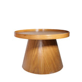 Round Wood Coffee Table