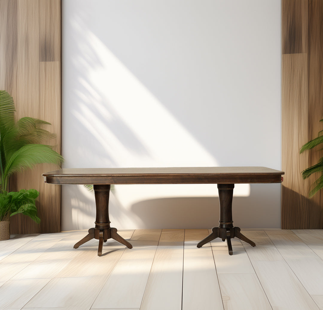 Timeless Solid Wood Dining Table  Elegant Centerpiece for Your Home