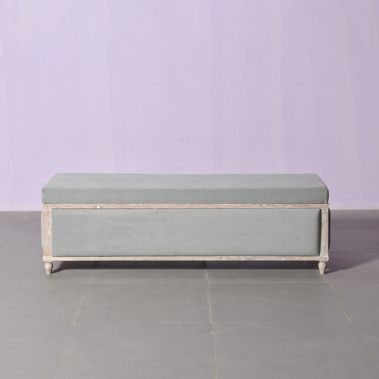 Upholstered Storage Bench with Lift-Top Entryway or Bedroom Ottoman