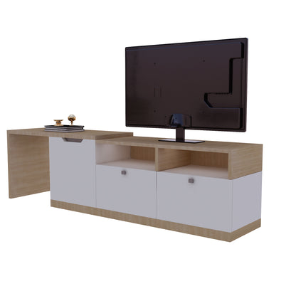 Contemporary Wooden TV Stand – Elegant Design for Modern Homes