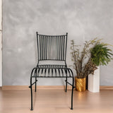 Black Metal Restaurant Chair