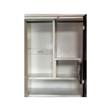 2-Door Metal Almirah with Mirror | Dual-Tone Brown & Beige Steel Locker | SRK Modular Furniture