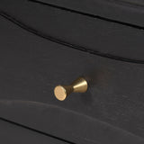 Elegant Black Wooden Side Table  Timeless Charm & Functionality