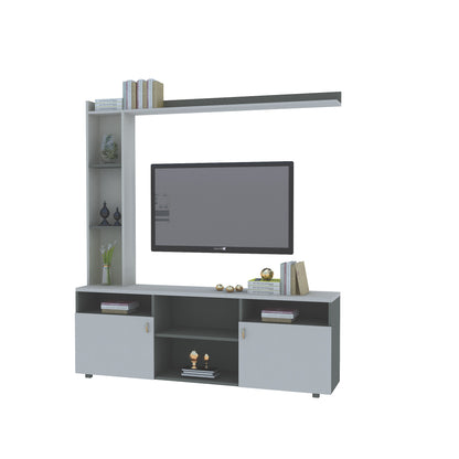 Modern Wooden TV Cabinet with Storage – Elegant & Functional