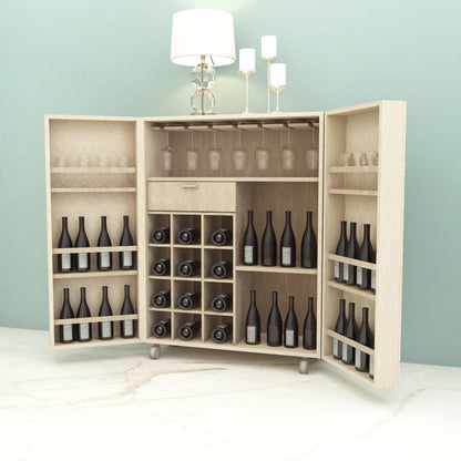 SRK-Modular Wooden Bar Cabinet