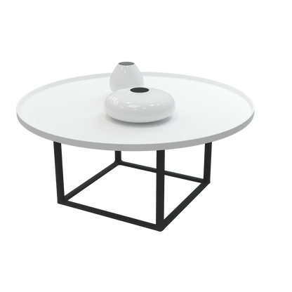 SRK Furniture Modern Round Coffee Table end Table