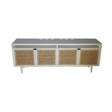 Classic caning cabinet for living room