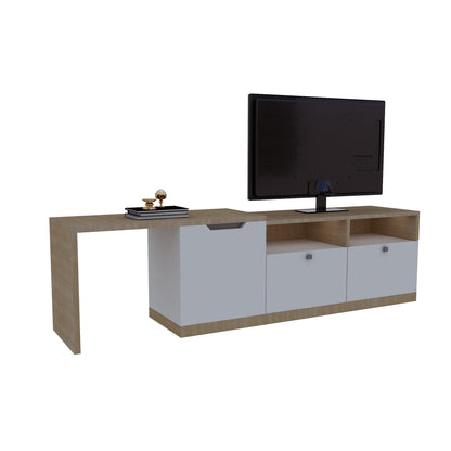 Contemporary Wooden TV Stand – Elegant Design for Modern Homes