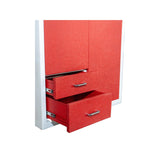 Industrial Metal Storage Locker | 2-Door Steel Almirah with Drawers | SRK Modular Furniture