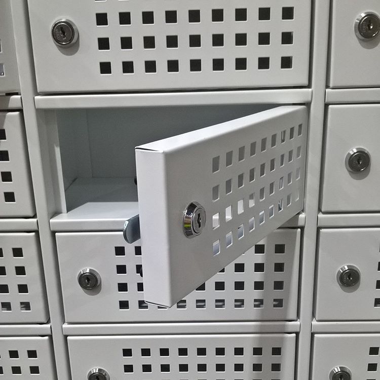 Mobile Storage Locker | 60-Compartment Steel Mobile Locker Unit | SRK Modular Furniture