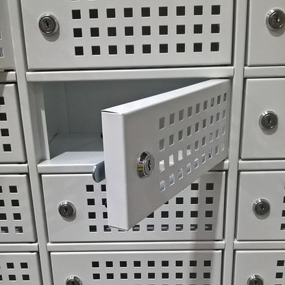 Mobile Storage Locker | 60-Compartment Steel Mobile Locker Unit | SRK Modular Furniture