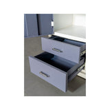 2-Door Blue Metal Almirah | Office & Industrial Steel Locker Cabinet | SRK Modular Furniture