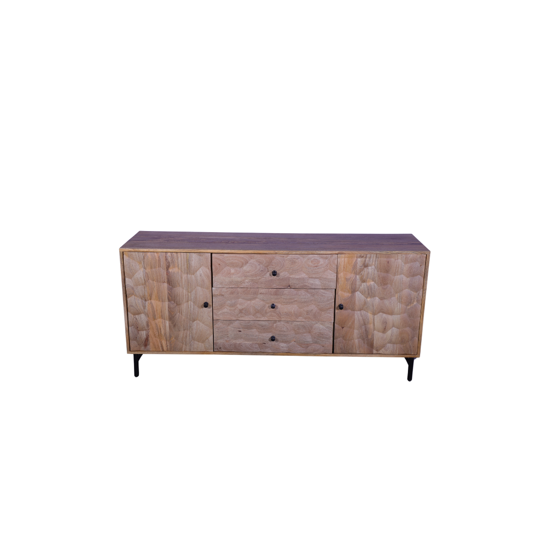 Sheesham Wood 3 Door Cabinet
