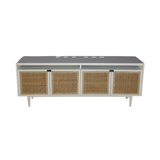 Classic caning cabinet for living room