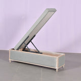 Upholstered Storage Bench with Lift-Top Entryway or Bedroom Ottoman