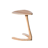 Amorph Palm Honey Stained Side Table Sculptural Accent Table