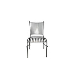 Black Metal Restaurant Chair