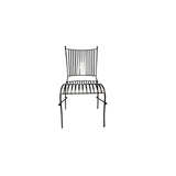 Black Metal Restaurant Chair