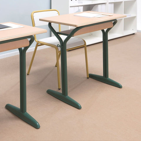 Student Study Desk | Single Seater Classroom Table with Metal Frame | SRK Modular Furniture