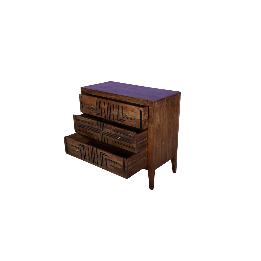 Solid Wood Chest Drawer For Living Room