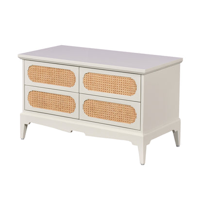 Arista Cane-Front Chest of Drawers