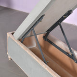 Upholstered Storage Bench with Lift-Top Entryway or Bedroom Ottoman