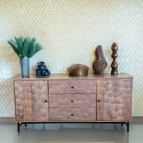 Sheesham Wood 3 Door Cabinet